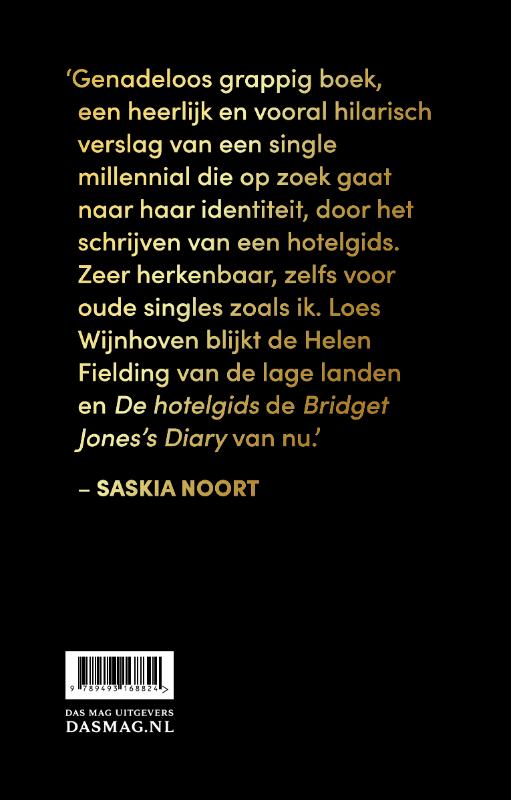 Achterkant van De hotelgids