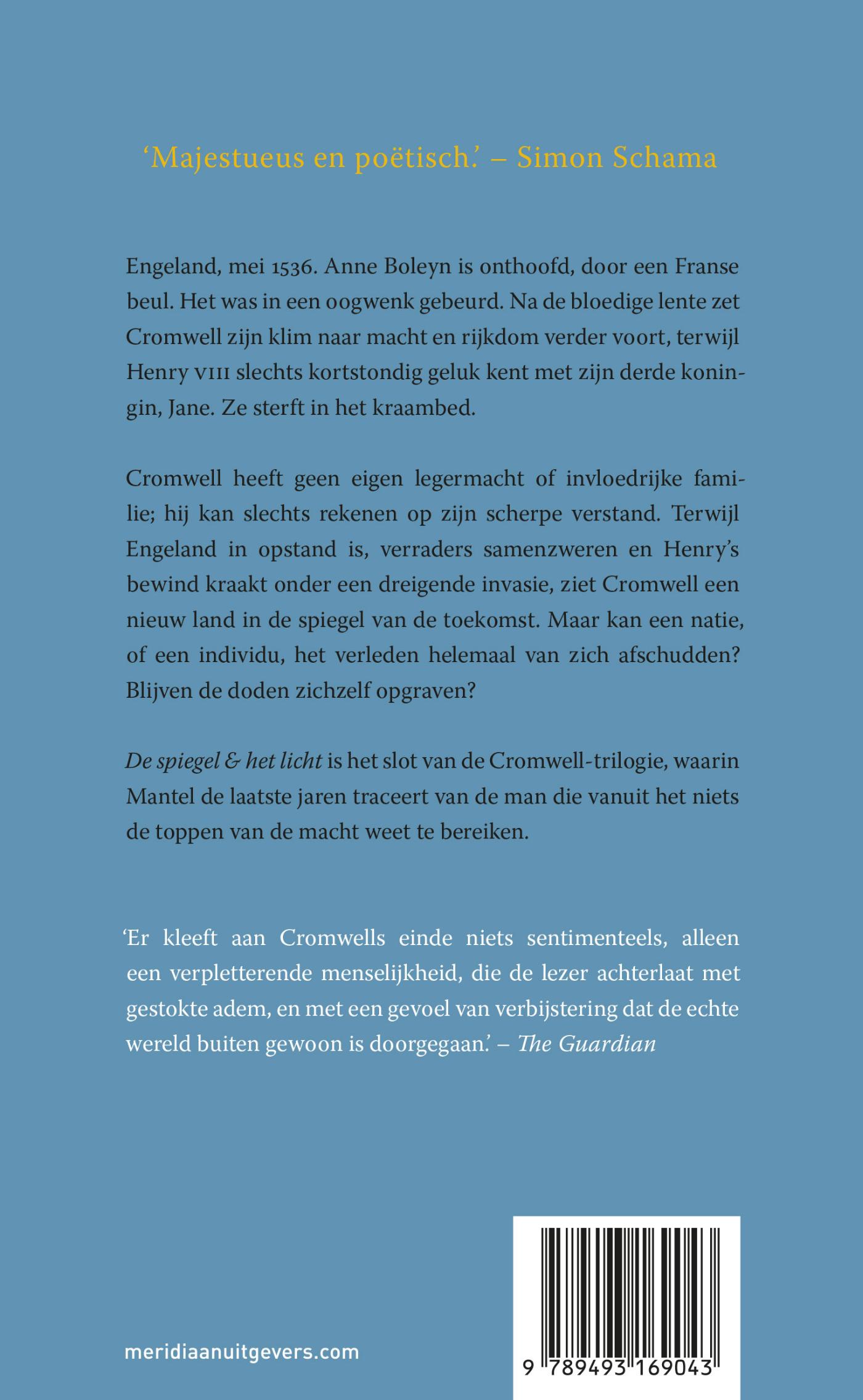 Achterkant van De spiegel & het licht