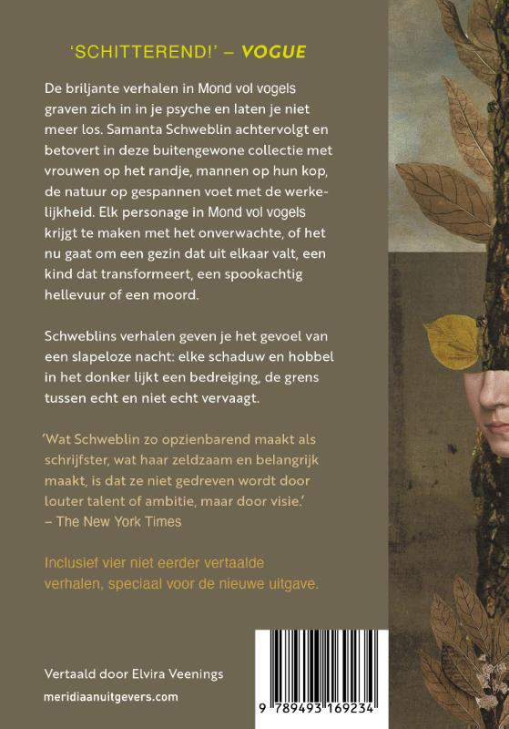 Achterkant van Mond vol vogels
