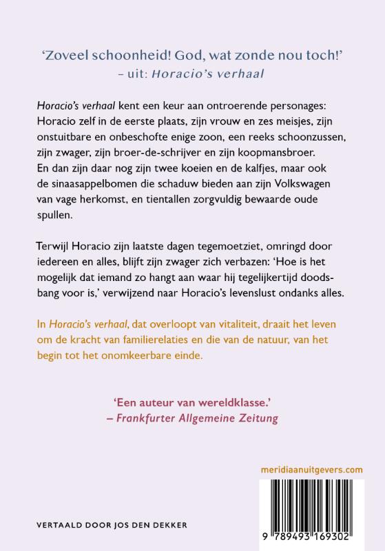 Achterkant van Horacio's verhaal