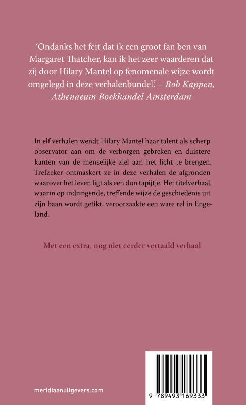 Achterkant van De moord op Margaret Thatcher