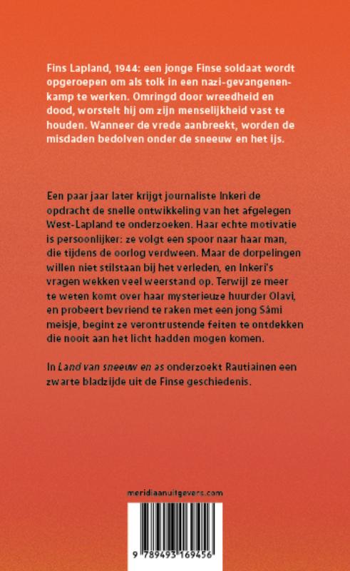 Achterkant van Land van sneeuw en as