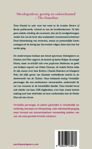 Achterkant van Vorstelijke personages