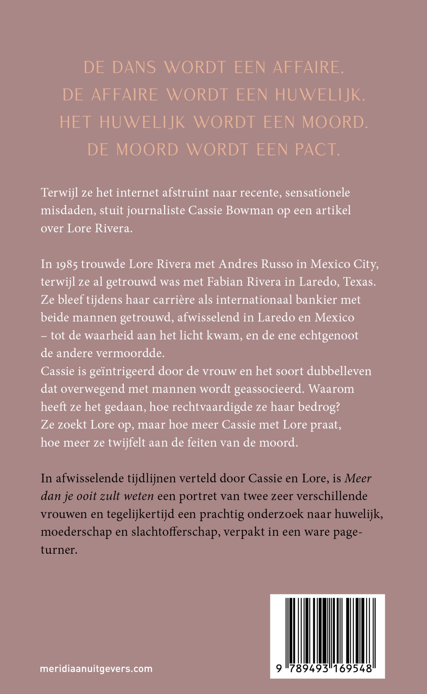 Achterkant van Meer dan je ooit zult weten