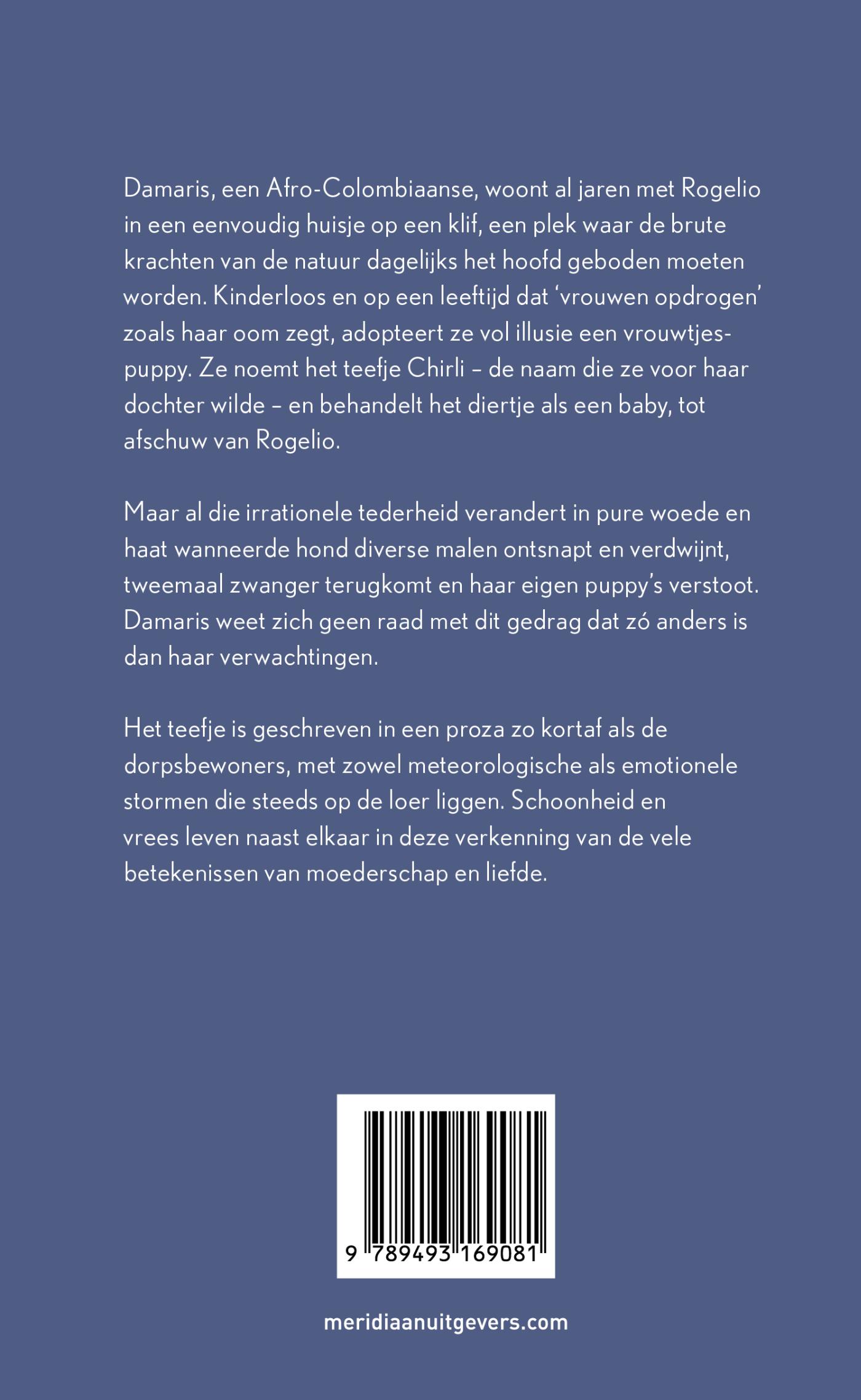 Achterkant van Het teefje