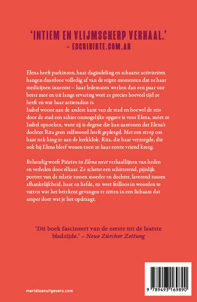 Achterkant van Elena weet