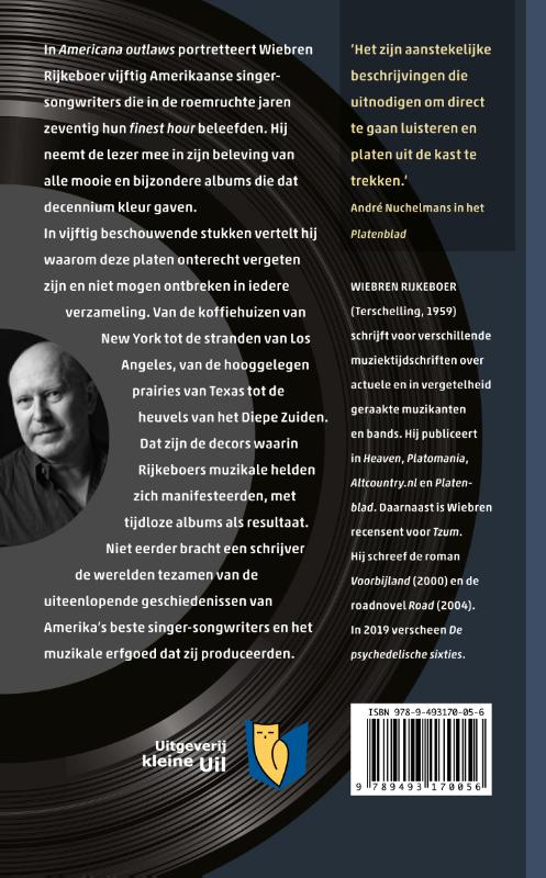 Achterkant van Americana outlaws