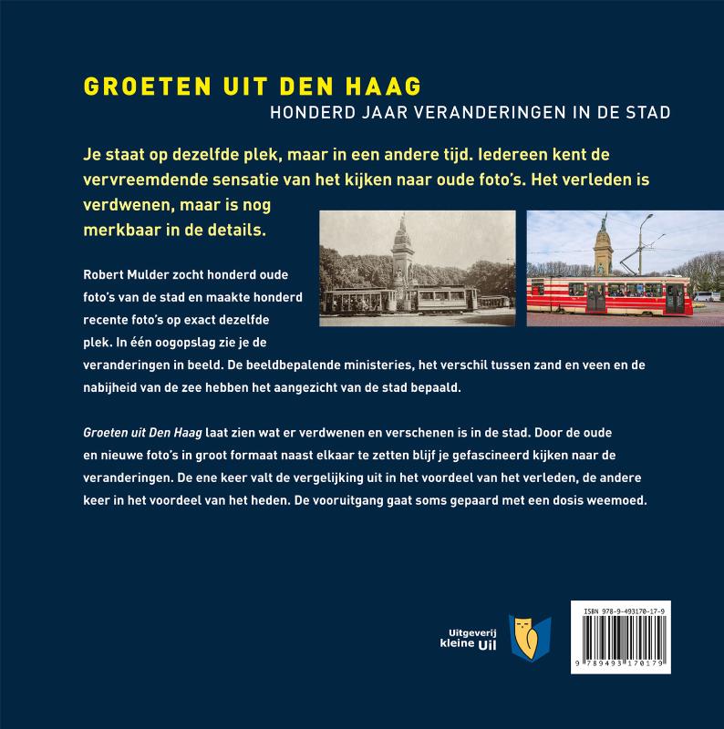Achterkant van Groeten uit Den Haag