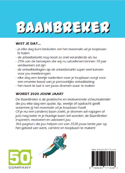 Achterkant van BaanBreker 2020