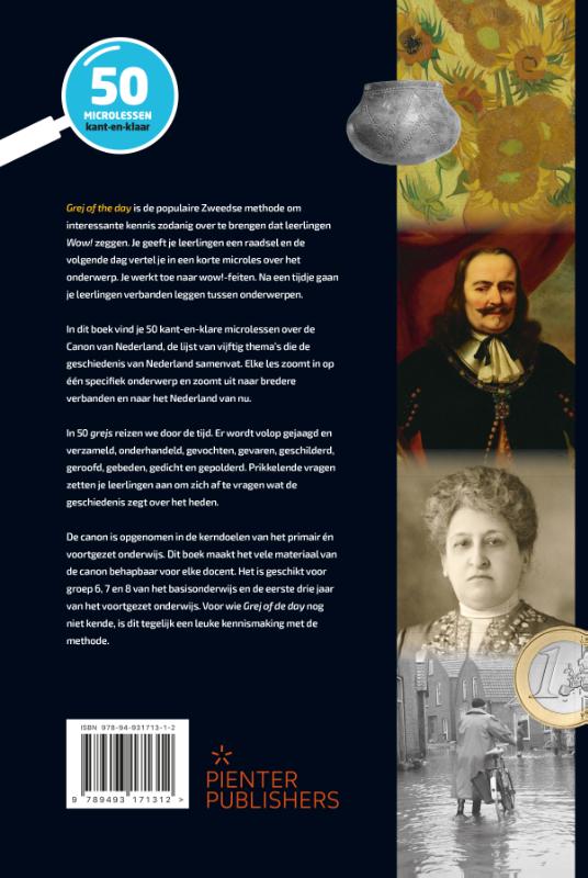 Achterkant van Grej of the day - Geschiedenis van Nederland