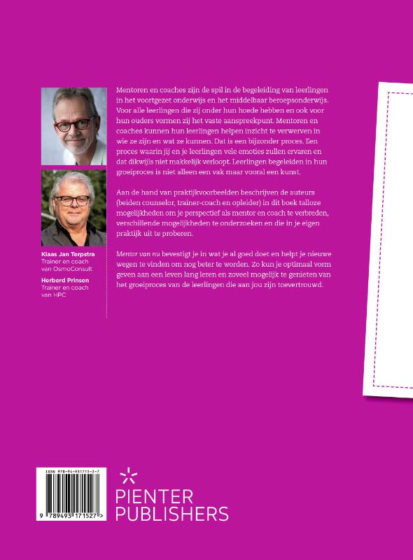 Achterkant van Mentor van nu
