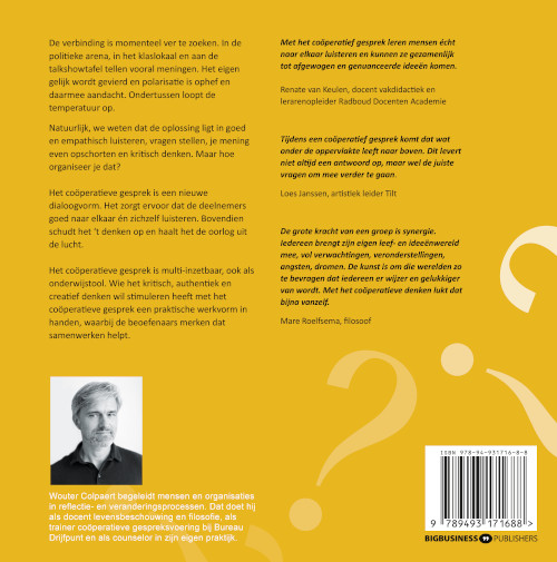 Achterkant van Lang leve de vraag!