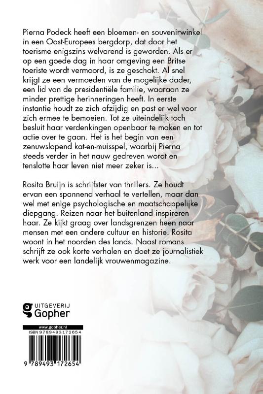 Achterkant van Bloemen voor Pierna Podeck