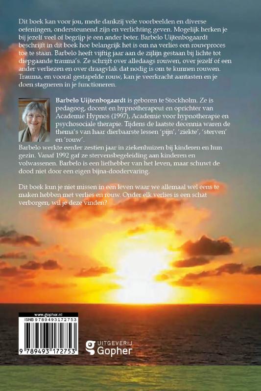 Achterkant van Omgaan met verlies en rouw