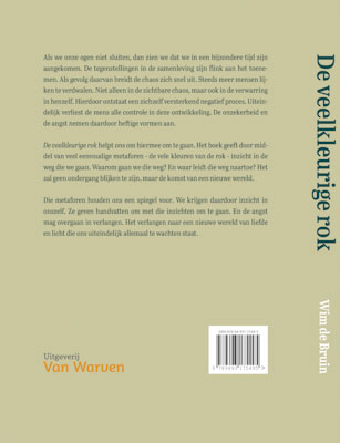 Achterkant van De veelkleurige rok