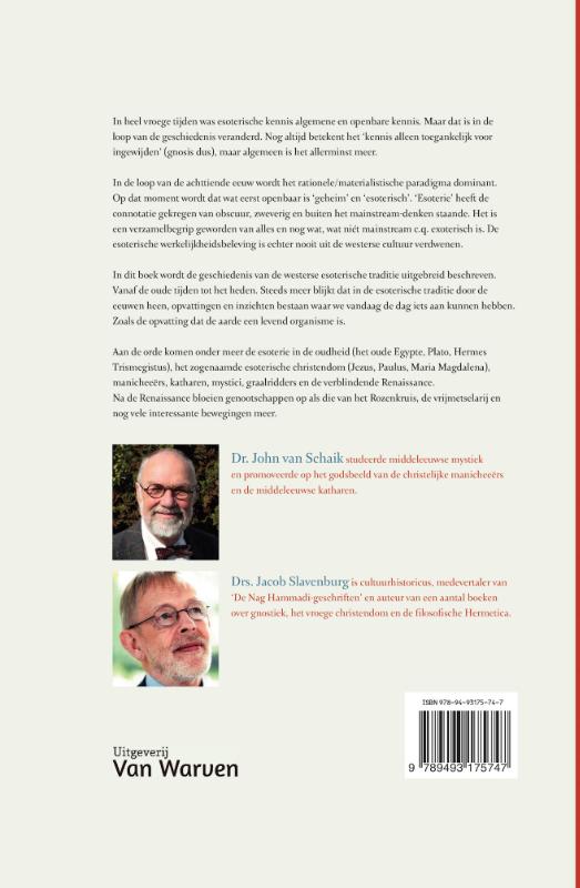 Achterkant van Geschiedenis van de westerse esoterie