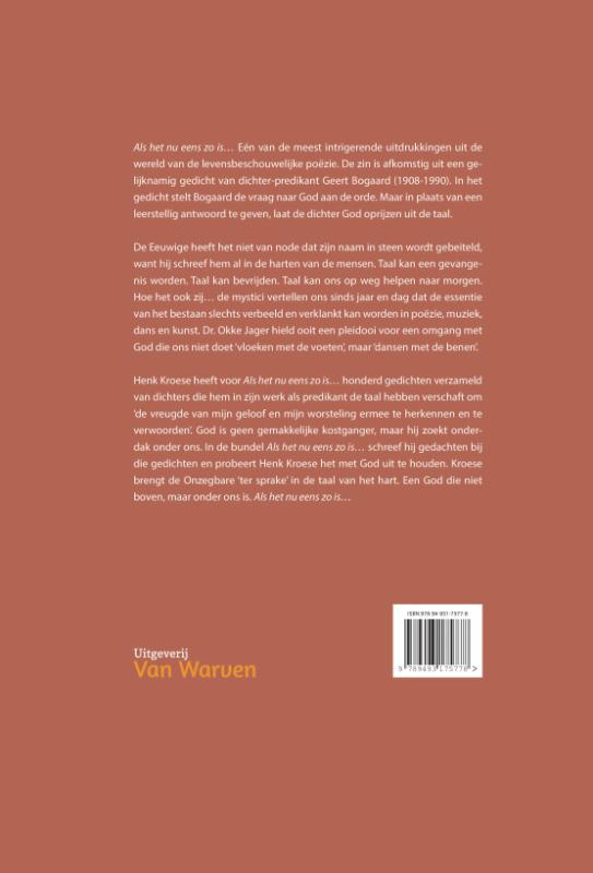 Achterkant van Als het nu eens zo is...