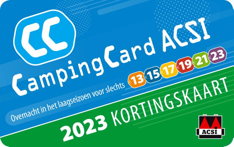 Achterkant van CampingCard ACSI 2023