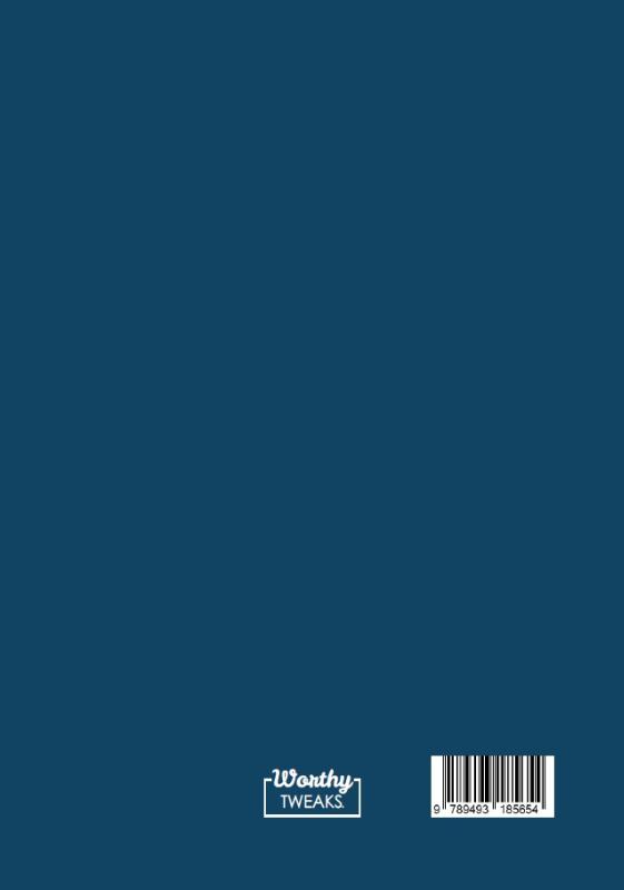 Achterkant van The 12 Month Blueprint Journal