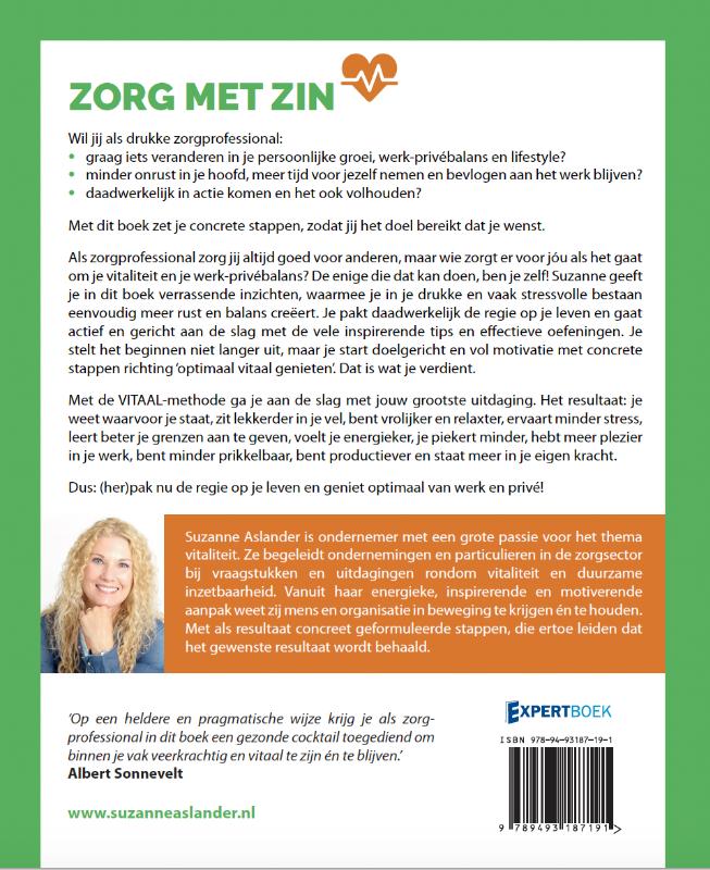 Achterkant van ZORG met ZIN