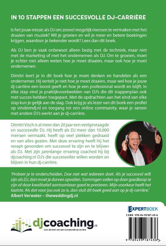 Achterkant van In 10 stappen een succesvolle DJ-carriere