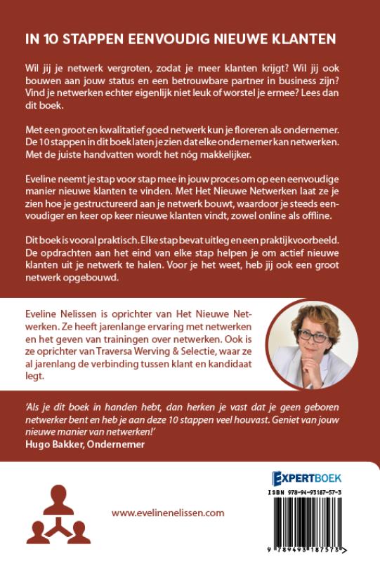 Achterkant van In 10 stappen eenvoudig nieuwe klanten