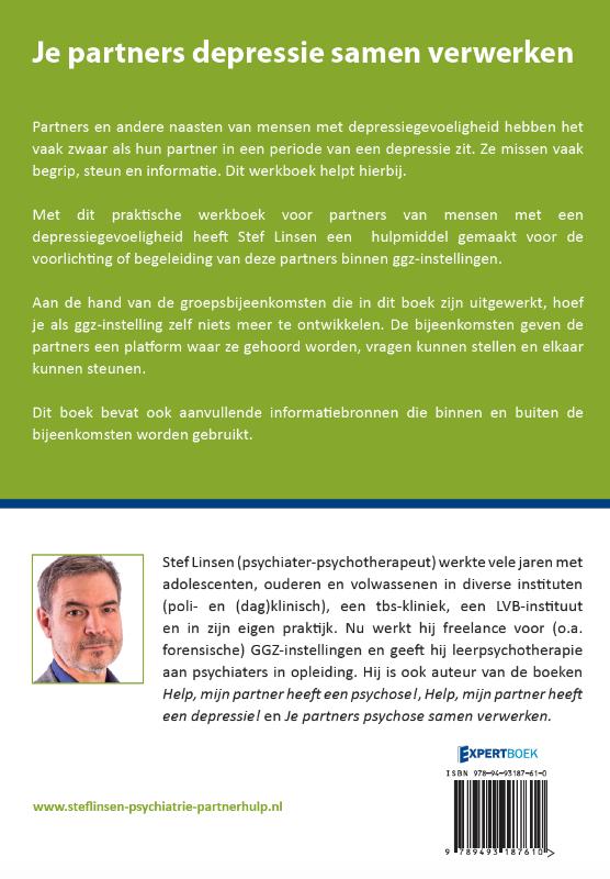 Achterkant van Je partners depressie samen verwerken