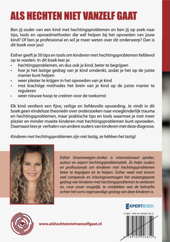 Achterkant van Als hechten niet vanzelf gaat