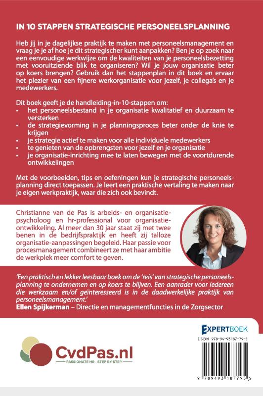 Achterkant van In 10 stappen strategische personeelsplanning