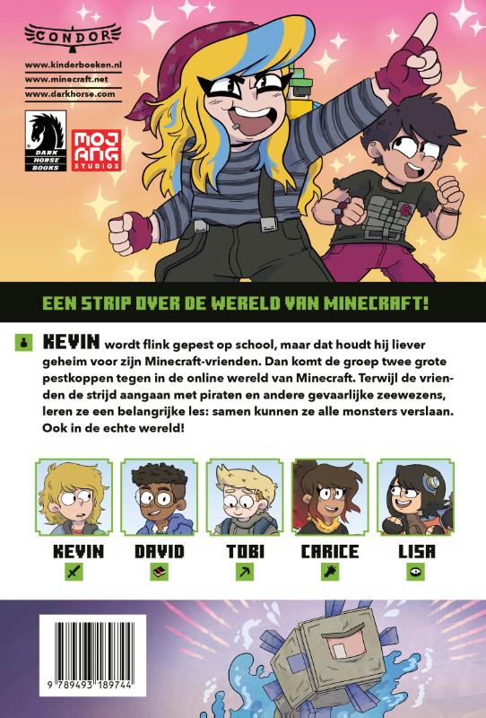 Achterkant van De strip