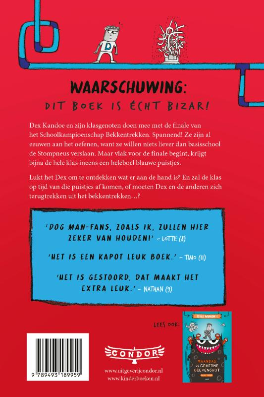 Achterkant van Dinsdag: De vloek van de blauwe puistjes