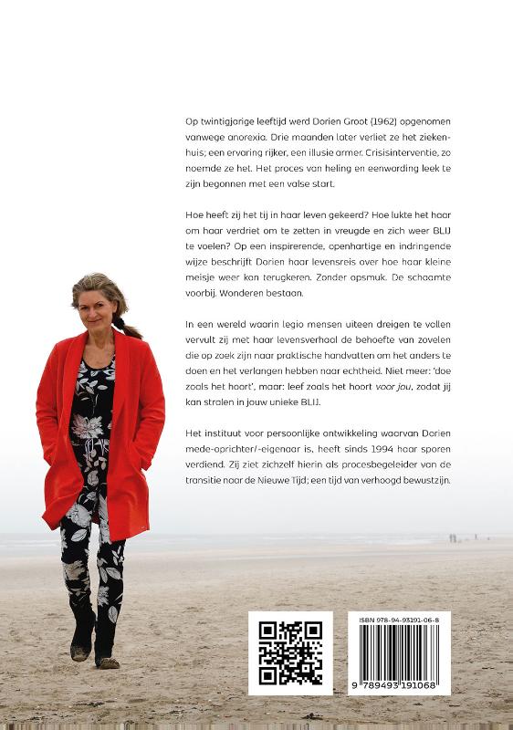 Achterkant van Blij