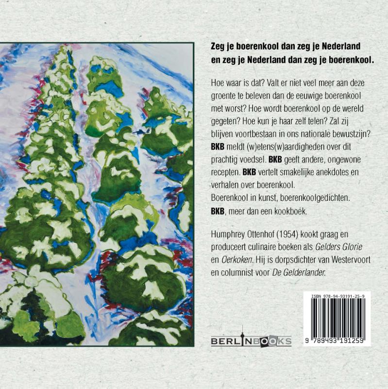 Achterkant van BoerenKoolBoek