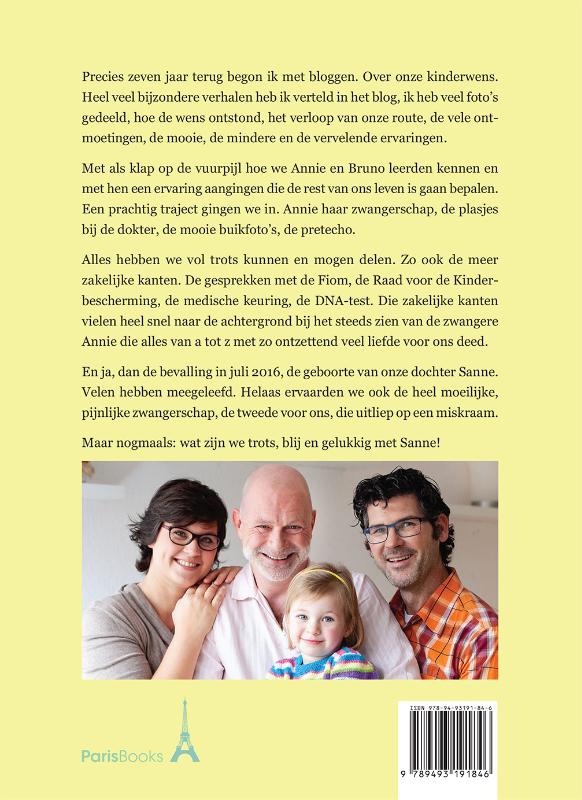 Achterkant van Onze kinderwens