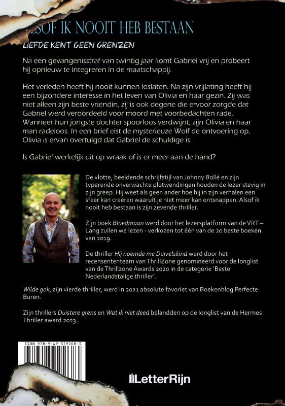 Achterkant van Alsof ik nooit heb bestaan