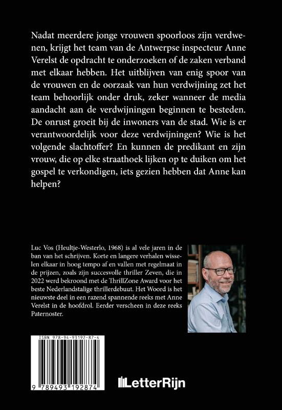 Achterkant van Het woord