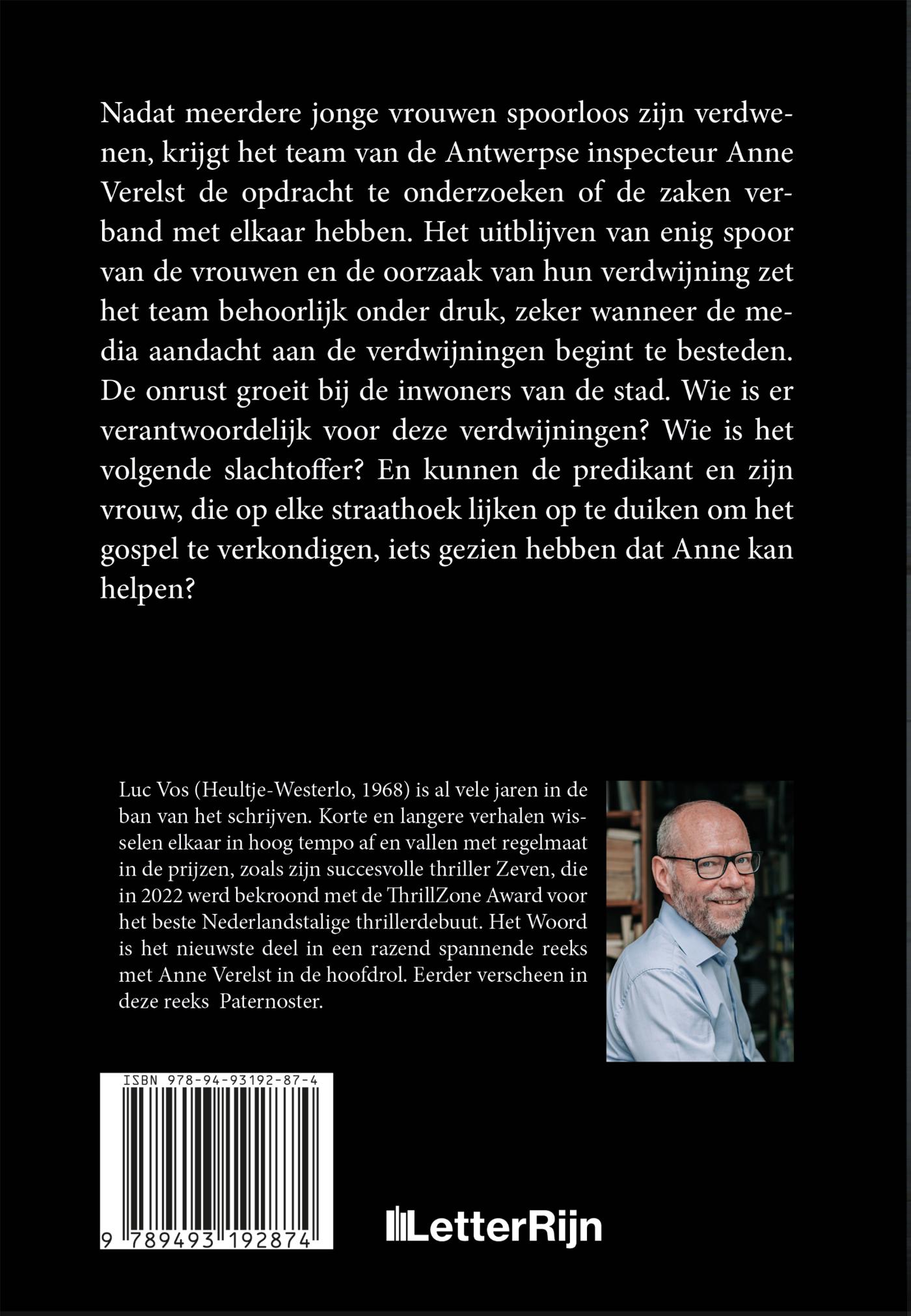 Achterkant van Het woord