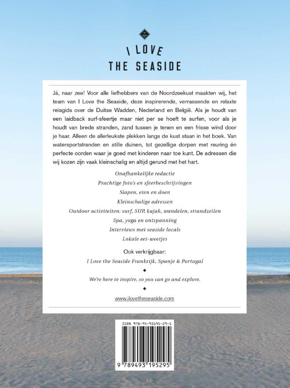 Achterkant van I Love the Seaside Noordzeekust