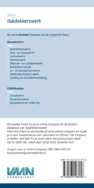 Achterkant van Mijn... dakdekkerswerk - 2020