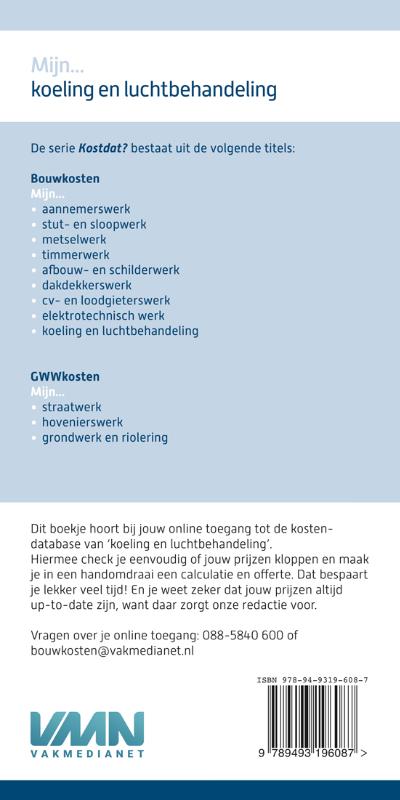 Achterkant van Mijn... koeling en luchtbehandeling - 2020