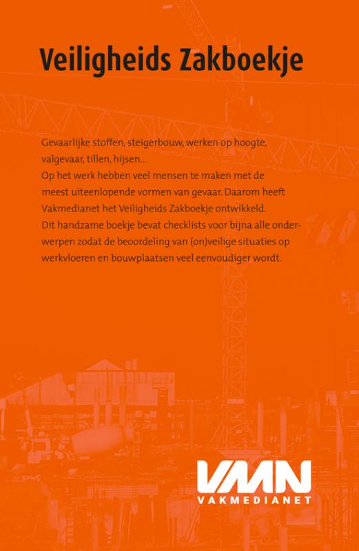 Achterkant van Veiligheids Zakboekje 2021