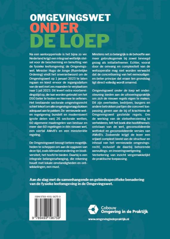 Achterkant van De Omgevingswet onder de loep