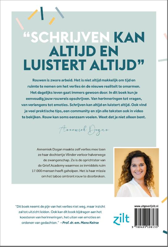 Achterkant van Mijn rouwreis