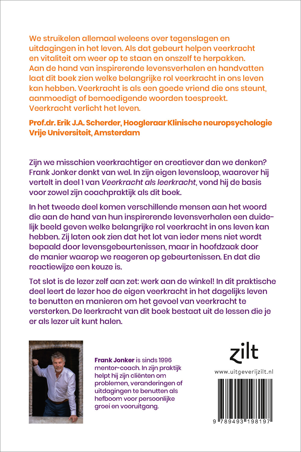 Achterkant van Veerkracht als leerkracht