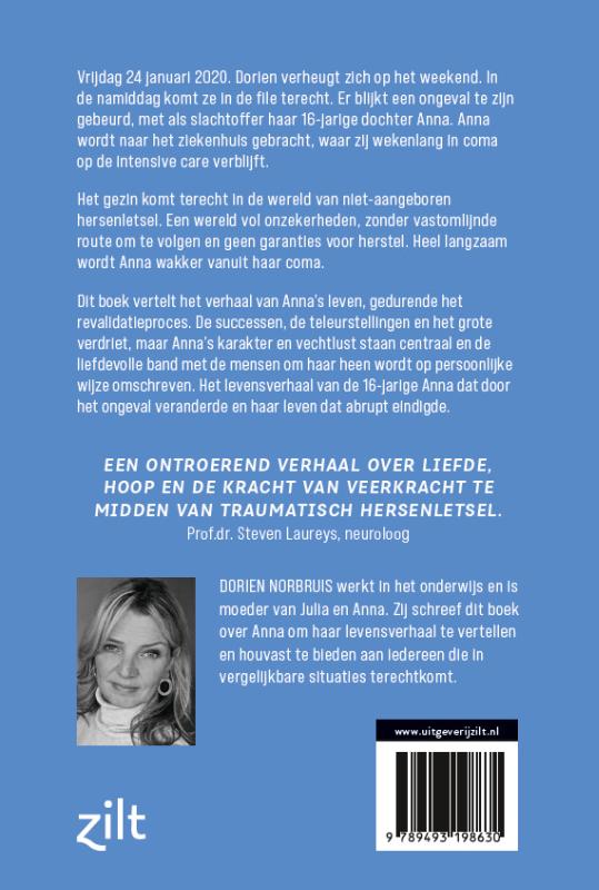Achterkant van Anna