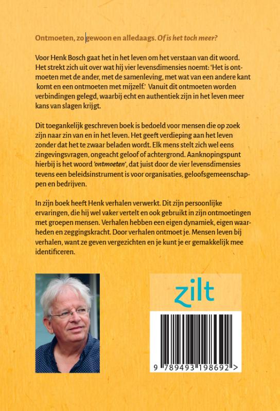 Achterkant van Alles begint met ontmoeten