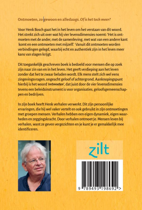 Achterkant van Alles begint met ontmoeten