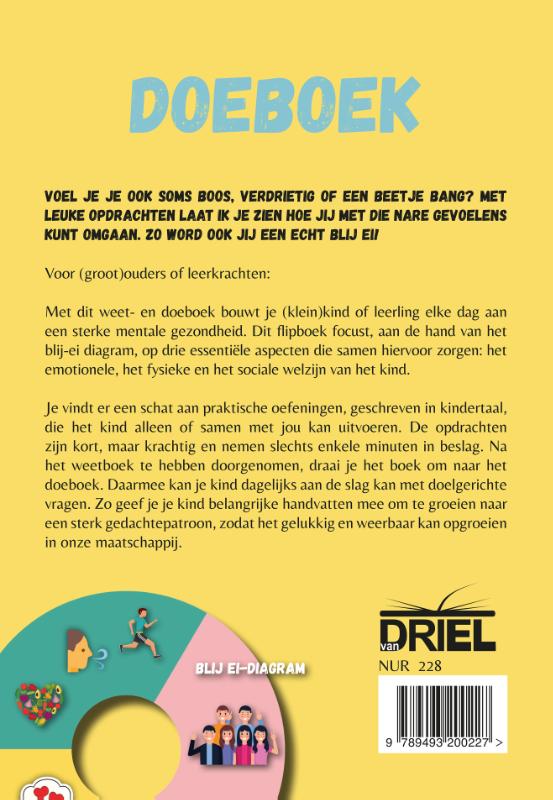 Achterkant van Ik ben een blij ei