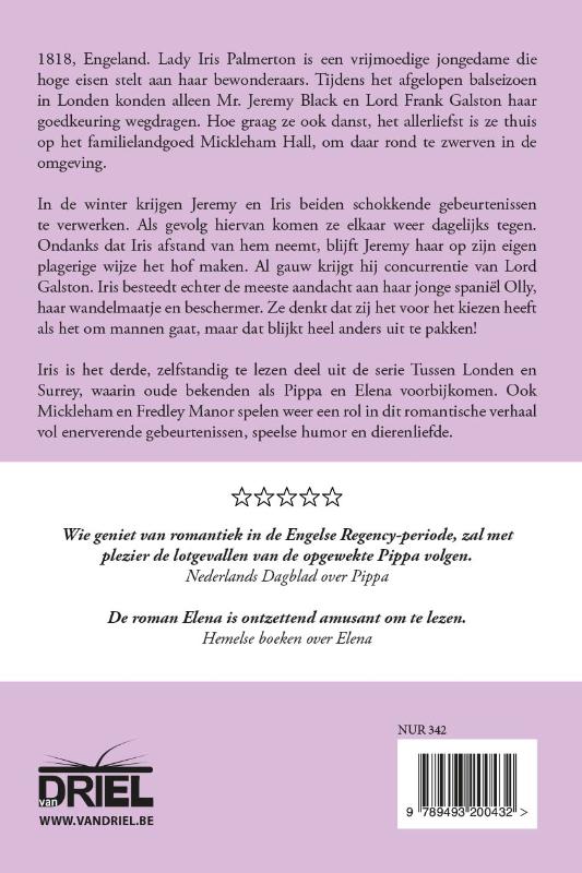 Achterkant van Iris