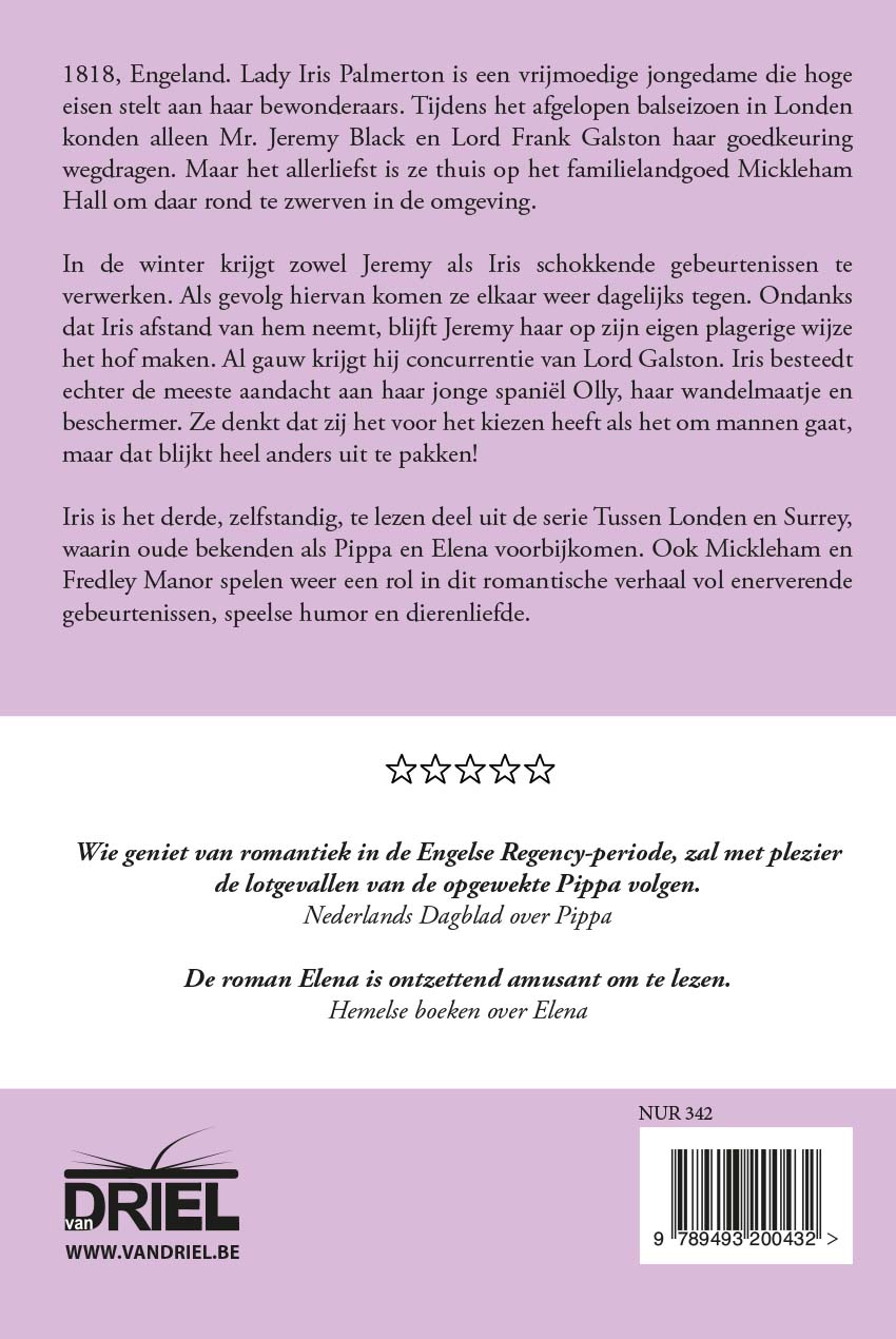 Achterkant van Iris